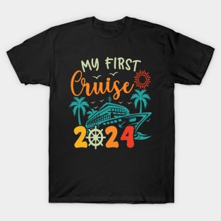 My First Cruise 2024 Family Matching Summer Vacation Gift For Men Women T-Shirt